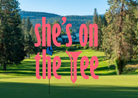 She's on the Tee!